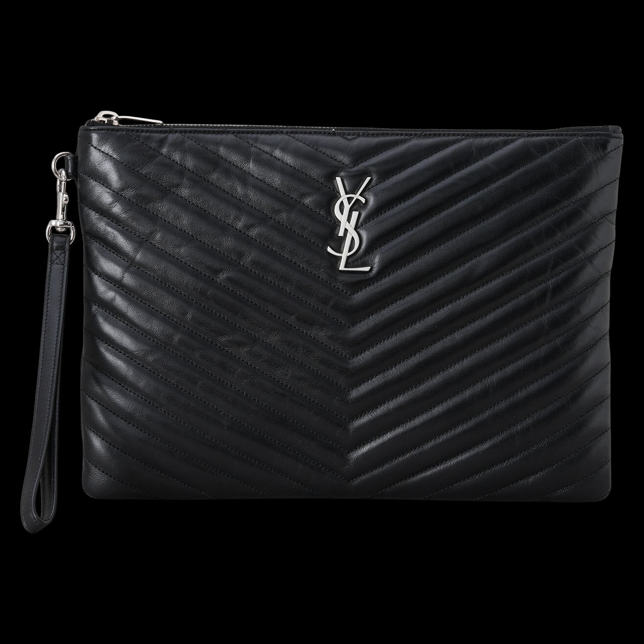 YVES SAINT LAURENT(USED)생로랑 559193 모노그램 클러치 뉴미듐